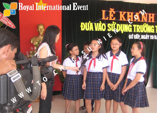 Tổ chức sự kiện lễ khánh thành trường trung học cơ sở Nguyễn Trãi