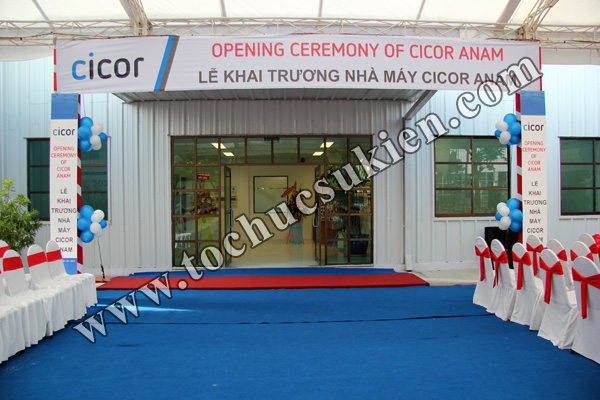 Tổ chức sự kiện Lễ khai trương Nhà máy CICOR ANAM - tại KCN VIệt Nam - Singapore VSIP1 - 05