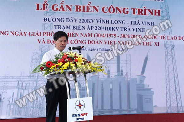 Tổ chức sự kiện Lễ gắn biển công trình Đường dây 220KV - Vĩnh Long - Trà Vinh - Trạm biến áp 220/110KV Trà Vinh - 24