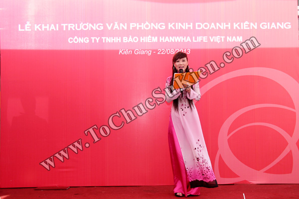 Tổ chức sự kiện Lễ khai trương Văn phòng Kinh doanh Kiên Giang - Cty Bảo hiểm Hanwha Life Việt Nam - 09