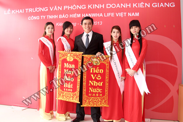 Tổ chức sự kiện Lễ khai trương Văn phòng Kinh doanh Kiên Giang - Cty Bảo hiểm Hanwha Life Việt Nam - 30