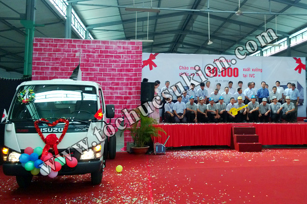 Tổ chức sự kiện Lễ chào mừng chiếc xe thứ 30.000 xuất xưởng tại IVC - Công ty ISUZU Việt Nam - 08