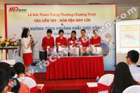 Tổ chức sự kiện Lễ bốc thăm trúng thưởng của Ngân hàng MeKongBank