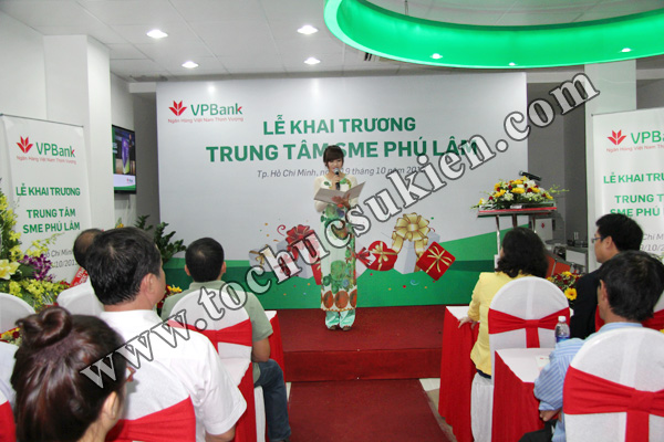 Tổ chức sự kiện khai trương trung tâm SME Phú Lâm - Ngân hàng VPBank - 06