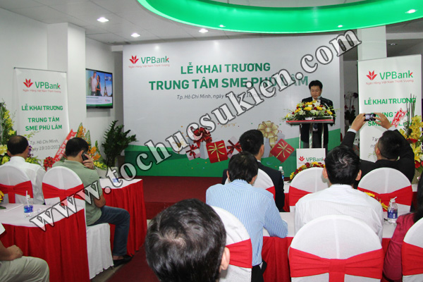 Tổ chức sự kiện khai trương trung tâm SME Phú Lâm - Ngân hàng VPBank - 07