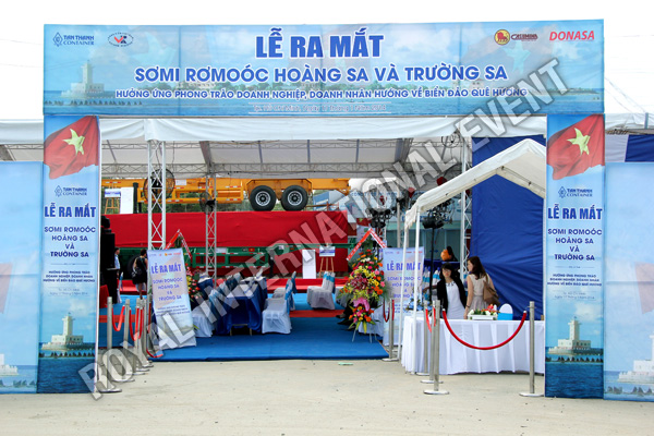 Tổ chức sự kiện Lễ ra mắt sản phẩm Somi Romooc Hoàng Sa - Trường Sa của Công ty Tân Thanh Container - 01