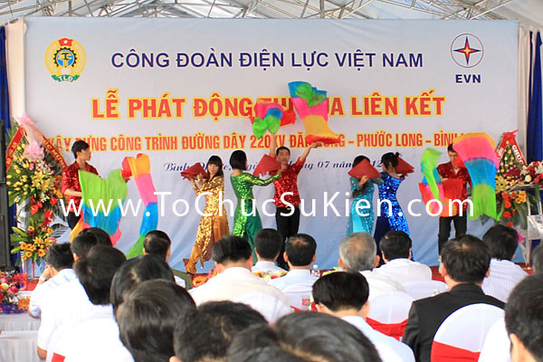 Tổ chức sự kiện Lễ phát động thi đua liên kết xây dựng công trình đường dây 220KV Đăk Nông - Phước Long - Bình Long - 11