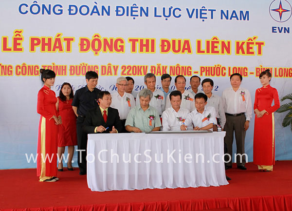 Tổ chức sự kiện Lễ phát động thi đua liên kết xây dựng công trình đường dây 220KV Đăk Nông - Phước Long - Bình Long - 25