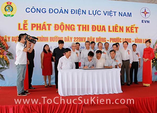 Tổ chức sự kiện Lễ phát động thi đua liên kết xây dựng công trình đường dây 220KV Đăk Nông - Phước Long - Bình Long - 26