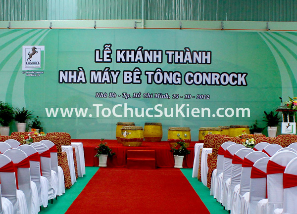 Tổ chức sự kiện Lễ khánh thành nhà máy bê tông Conrock tại KCN Hiệp Phước - Nhà Bè - 01