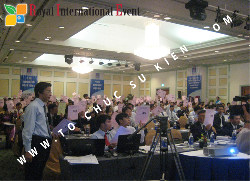 Cho thuê, cung cấp thiết bị sự kiện, nhân sự cho sự kiện -  Đại Hội Cổ Đông của Tổng Công Ty Khí Việt Nam 15