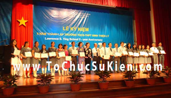 Tổ chức sự kiện Lễ kỷ niệm 5 năm ngày thành lập trường THCS - THPT Đinh Thiện Lý - 04