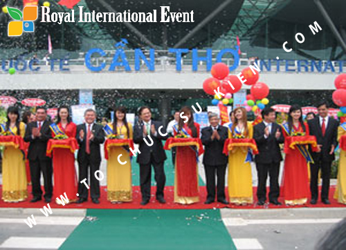 Cung cấp, cho thuê  thiết bị tổ chức sự kiện Lễ Khánh thành Sân bay Quốc tế Cần Thơ 7