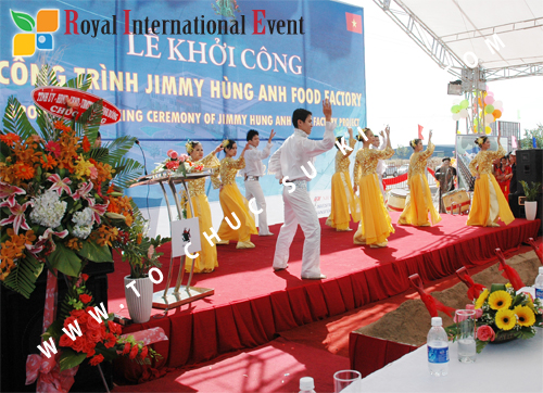 Tổ chức sự kiện Lễ khởi công dự án Jimmy Hùng Anh Factory 35