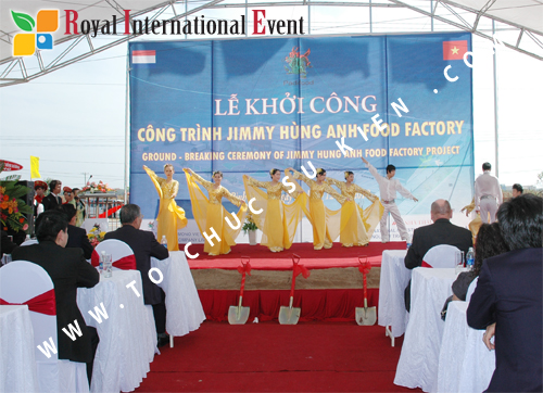Tổ chức sự kiện Lễ khởi công dự án Jimmy Hùng Anh Factory 37