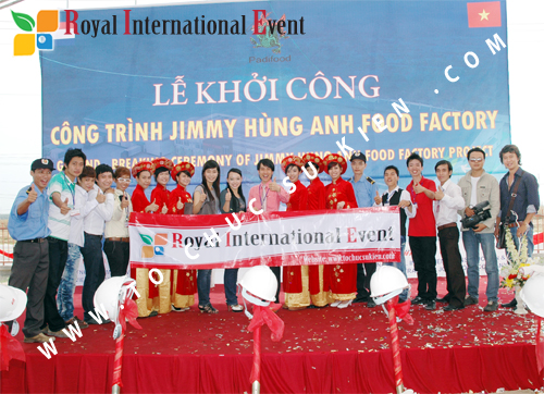 Tổ chức sự kiện Lễ khởi công dự án Jimmy Hùng Anh Factory 41