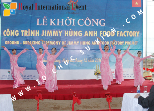 Tổ chức sự kiện Lễ khởi công dự án Jimmy Hùng Anh Factory 54