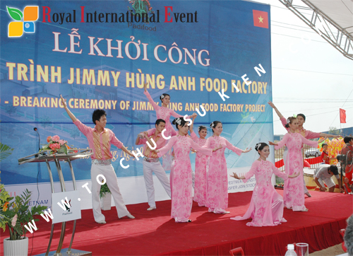Tổ chức sự kiện Lễ khởi công dự án Jimmy Hùng Anh Factory 56