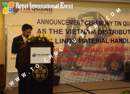 Tổ chức sự kiện Lễ công bố Tín Quang – nhà phân phối của hãng Linde Material Handling tại Việt Nam 23