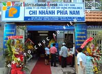 Tổ chức sự kiện Lễ khánh thành trụ sở văn phòng Chi nhánh phía Nam – Công ty Cổ Phần Tư Vấn Xây Dựng Petrolimex