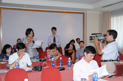 Tổ chức họp báo ra mắt dịch vụ mới cho Tập đoàn GfK Việt Nam tạikhách sạn Caravelle 18