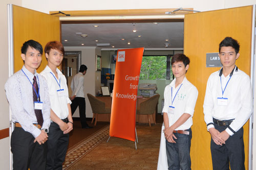 Tổ chức họp báo ra mắt dịch vụ mới cho Tập đoàn GfK Việt Nam tạikhách sạn Caravelle 3