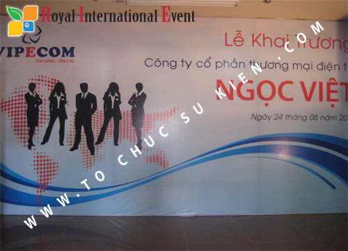Tổ chức sự kiện lễ khai trương sàn giao dịch thương mại điện tử Vipecom Tổ chức sự kiện lễ khai trương sàn giao dịch thương mại điện tử Vipecom