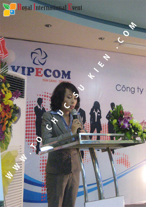 Tổ chức sự kiện lễ khai trương sàn giao dịch thương mại điện tử Vipecom