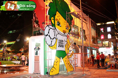 Sài Thành rực rỡ sẵn sàng đón World Cup 2010 khai mạc 2