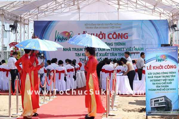 Tổ chức sự kiện động thổ khởi công xây dựng công trình Nhà trạm Trung tâm Internet Việt Nam - VNNIC - 08