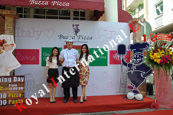 Tổ chức sự kiện Lễ khai trương Nhà hàng Buzza Pizza - 30