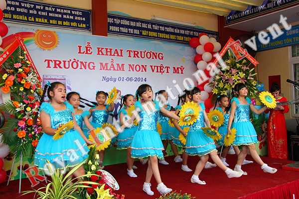 Tổ chức sự kiện khai trương Trường Mầm non Quốc tế Việt Mỹ - 08