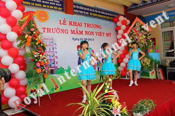 Tổ chức sự kiện khai trương Trường Mầm non Quốc tế Việt Mỹ - 09