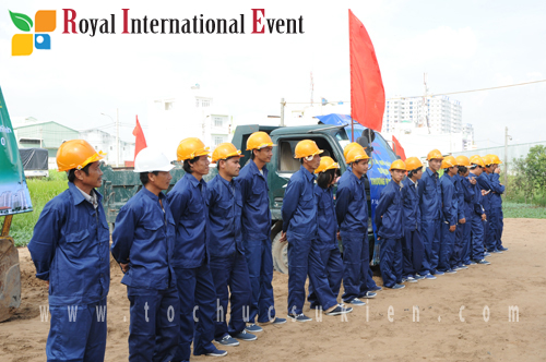 Tổ chức sự kiện: Lễ khởi công xây dựng Trung tâm nhà mẫu - Dự án Trương Đình Hội 2 -13 