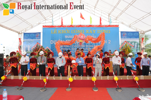 Tổ chức sự kiện: Lễ khởi công xây dựng Trung tâm nhà mẫu - Dự án Trương Đình Hội 2 -24 