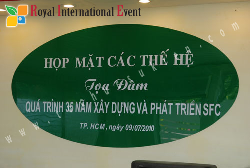 Tổ chức sự kiện: Tọa đàm Họp mặt các thế hệ - Quá trình 35 năm xây dựng và phát triển của tập đoàn SFC 1