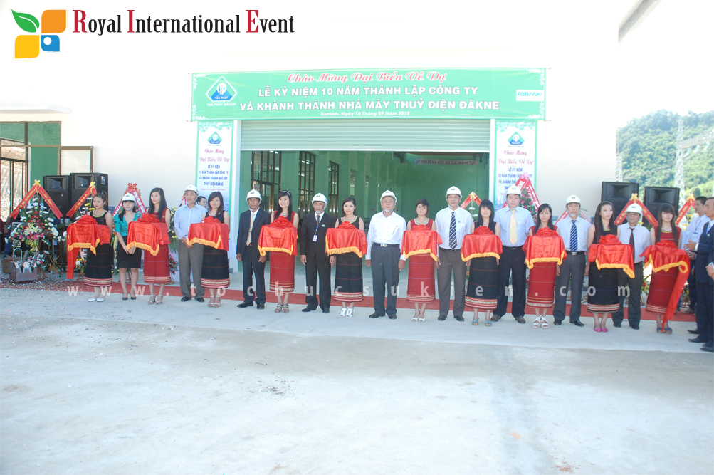 Tổ chức sự kiện Kỷ niệm 10 năm ngày thành lập công ty và khánh thành nhà máy thuỷ điện ĐăkNe của tập đoàn Tấn Phát 10