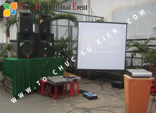 Cung cấp thiết bị, cho thuê tổ chức sự kiện cho Công ty CP Giao nhận vận tải và thương mại VINALINK 2